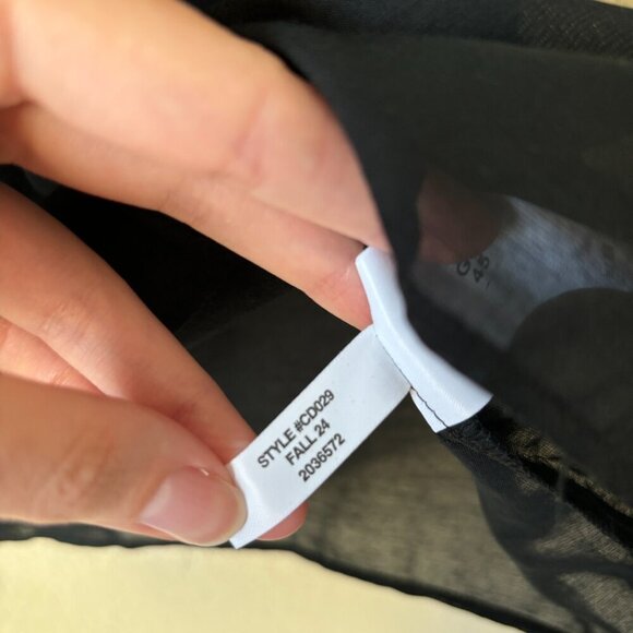 J. Crew Gathered Ruffle-sleeve Top in Cotton-blend Voile NEW 2024 - Picture 8 of 11